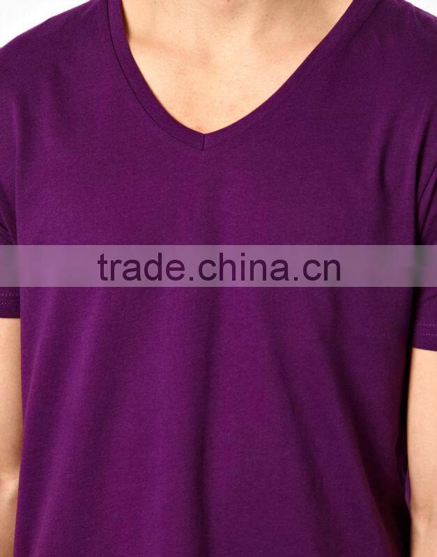 v neck man plain tee shirts