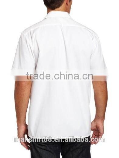 Mens Short Sleeve Formal Work Shirt
