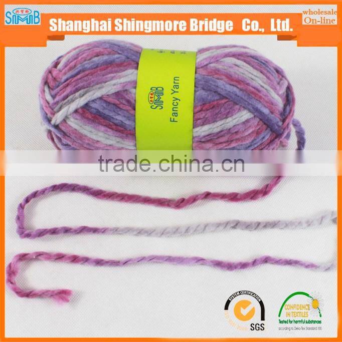online shopping alibaba china yarn supplier cheap wholesale 100 acrylic yarn, space dyed melange chunky yarn