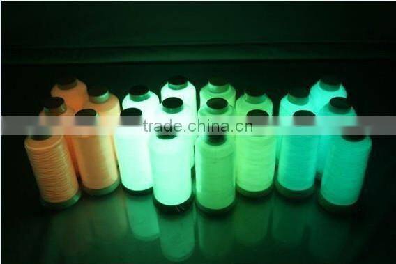 New Large Glow in the dark Machine Embroidery Thread Luminous Thread 2500 Yards * 9 , Free Shipping