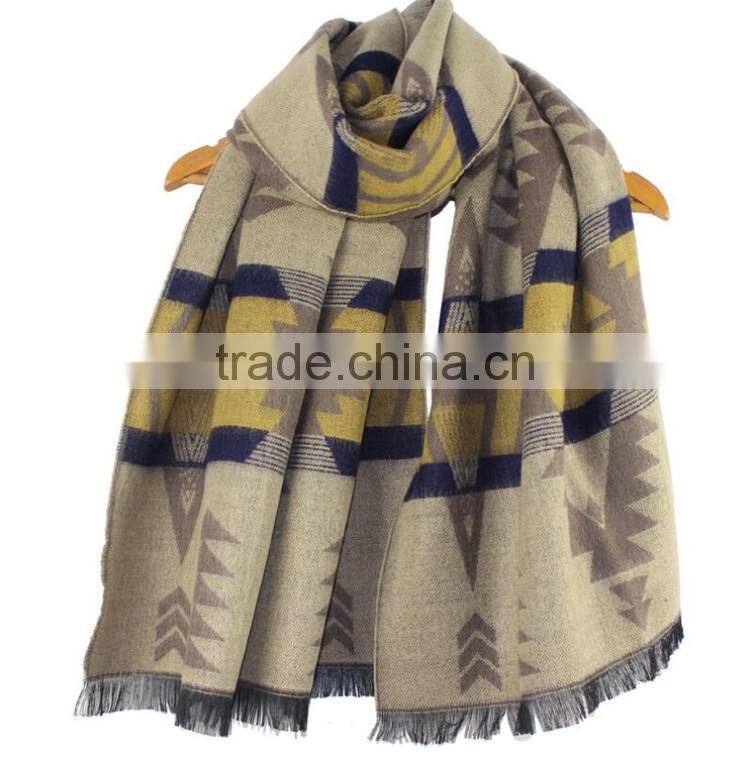 Most popular unique design arylic polyester shwal fine workmanship