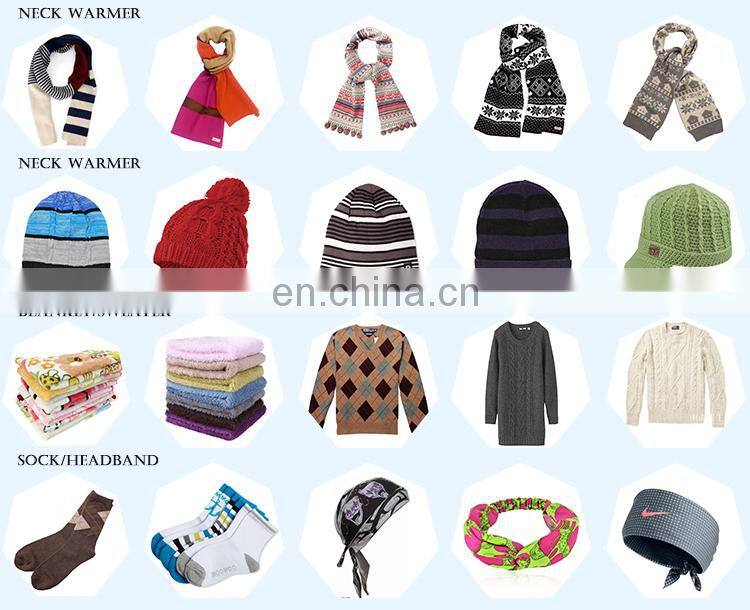 2015 heated and fashionable warm knitted neck warmer snood dip dyed for cool lady
