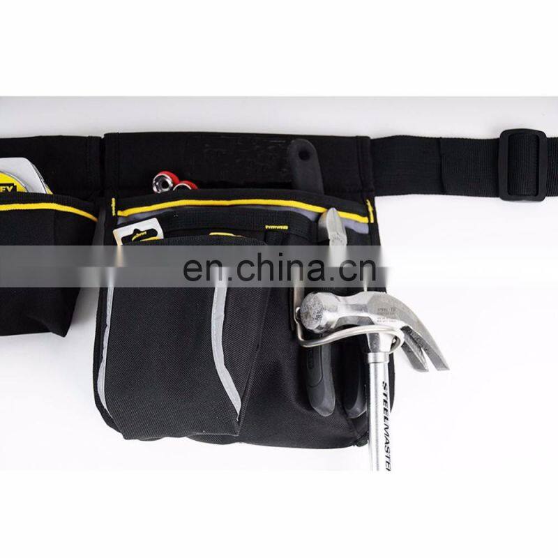Outdoor Black Durable Polyester Tool Apron Belt