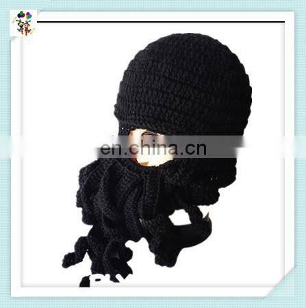 Captain Caribbean Pirate Big Black Woolen Yarn Party Fake Beard HPC-0388