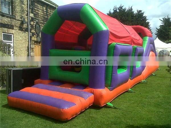 China Factory Free blower for inflatable obstacle course toy for kids