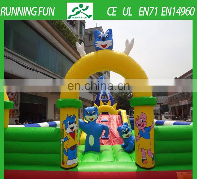 large inflatable fun city amusement park