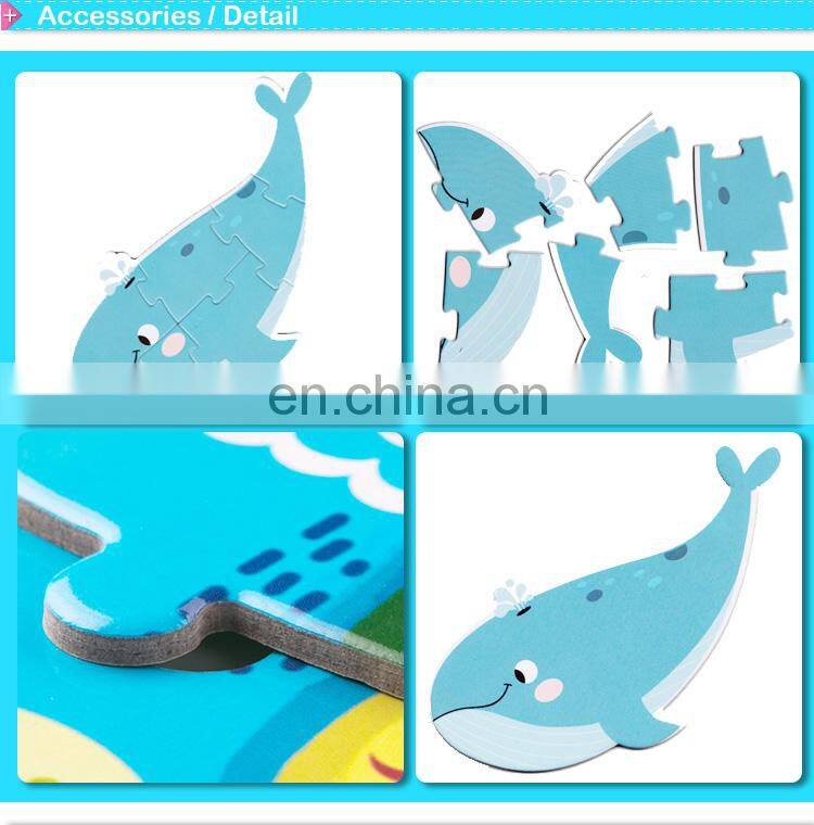 2017 hotsale 3D puzzle adorable dolphin