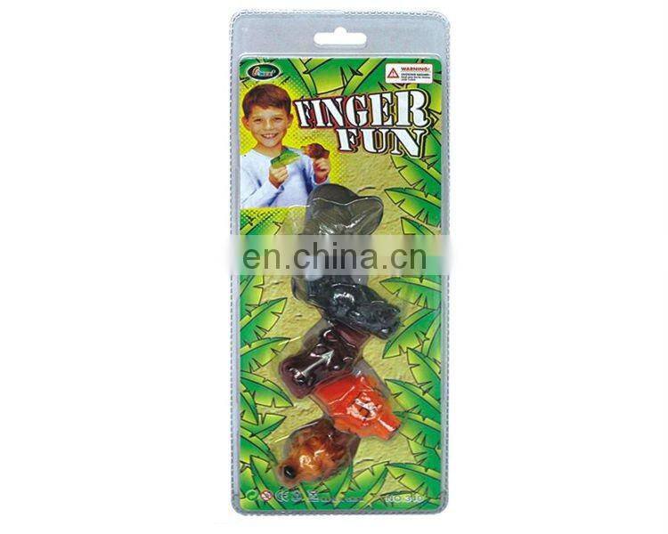 Ready Salable Bubber Wild animal finger Puttet HC77181