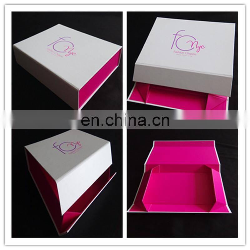 Luxury upscale boxes for cloting customized garment package gift box for packing