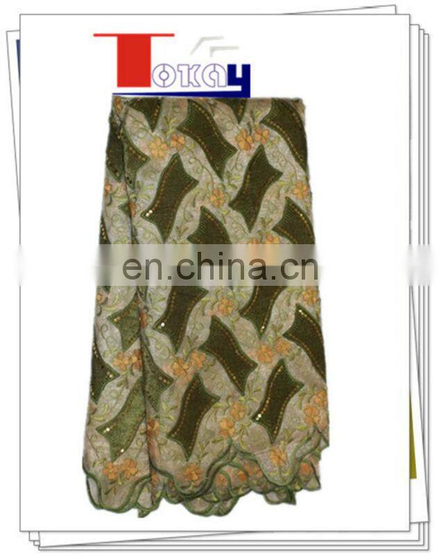 wholesales african lace fabric with velvet