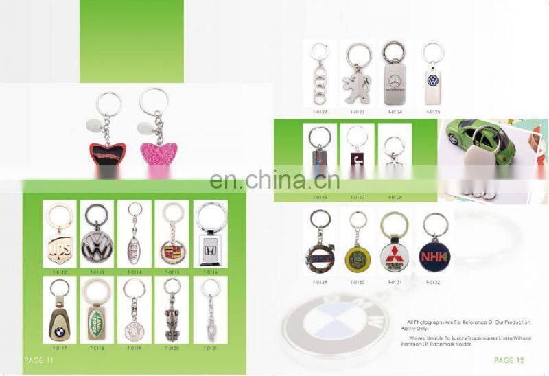 Custom soft PVC& Rubber material keyring made in China
