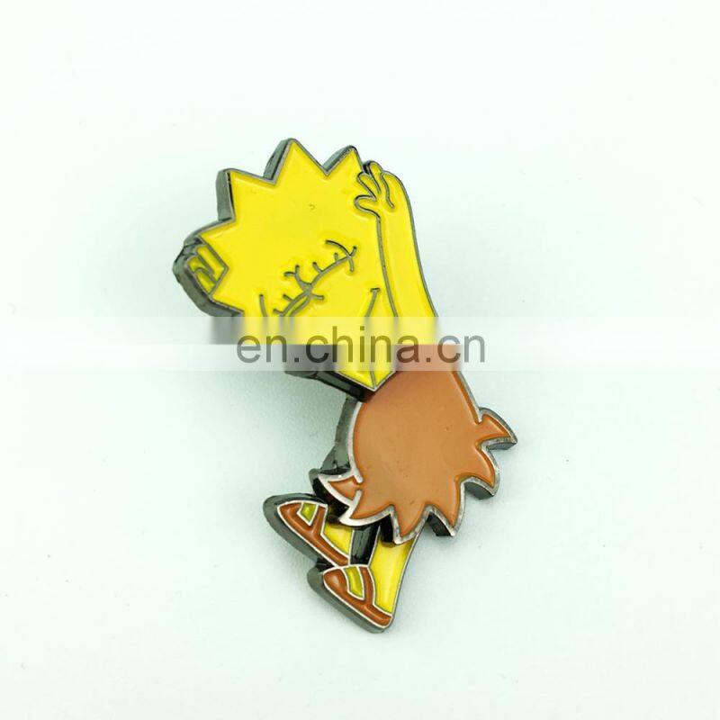 custom soft enamel lapel pins badge for clothing