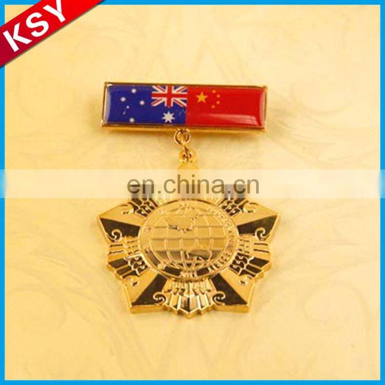 Trade Assurance Supplier Best Brand Tags With Free Ribbon Cheap Metal Medal