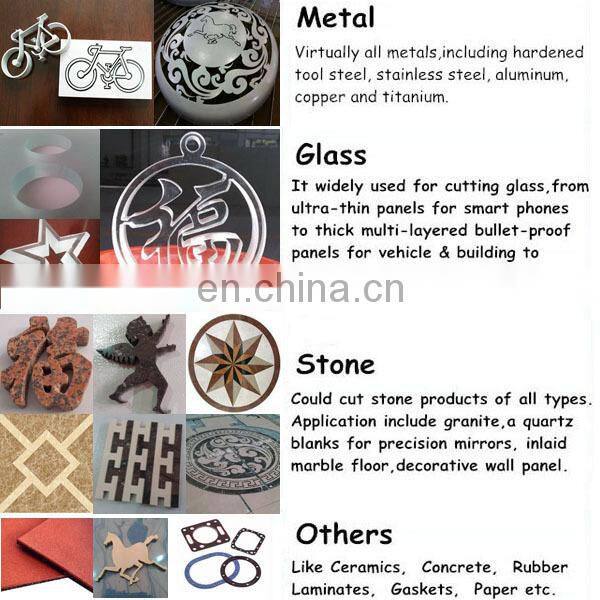 APW Extra-high Pressure Intensifier High Frame Bridge Style Water Jet Marble Granite Stone Cutting Machine With Height Sensor