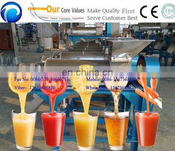 juice screw extractor/industrial fruit juicer machine / pine juice making machine