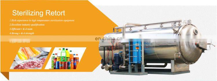 Large Capacity sus304 high pressure canned food sterilizing kettle retort