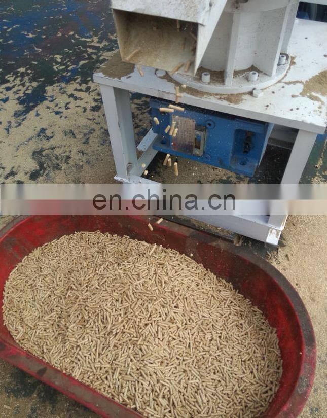 Rice husk 1-1.5Ton / Hour Rice Husk Ring Die Wood Pellet MachVertical Ring Die Pellet Mill production line