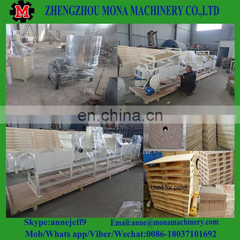 Sawdust recycling wood pallet foot making machine/wood pallet block hot press making machine for sale
