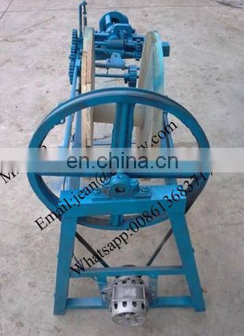 Simple Rice Straw Rope Making Machine | Hay Straw Knitting Machine | Reed Straw Rope Spinning Machine