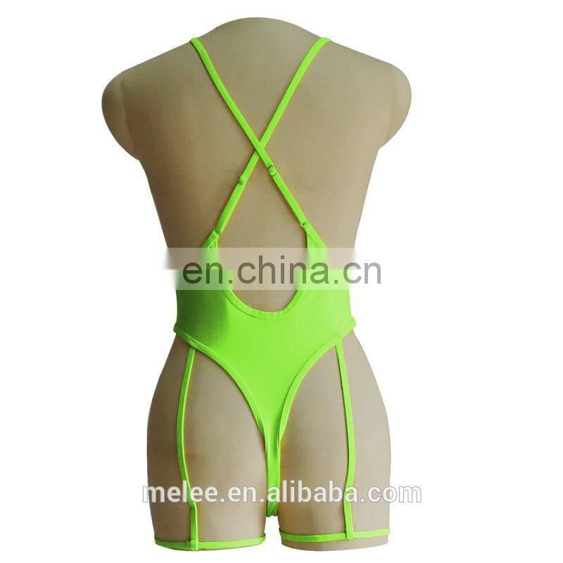 RST Neon Thong bikini custom logo bikinis 2020 women swimwear beachwear buckle swimwear
