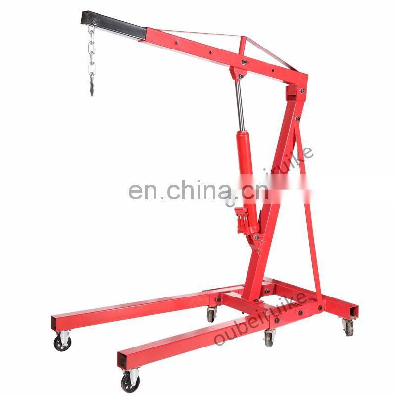 2 Ton Folding Engine Hoist Hydraulic Lifting Hoist Shop Crane