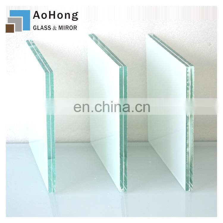 Opaque Laminated Safety Glass 13.52mm Laminated Frosted Glass