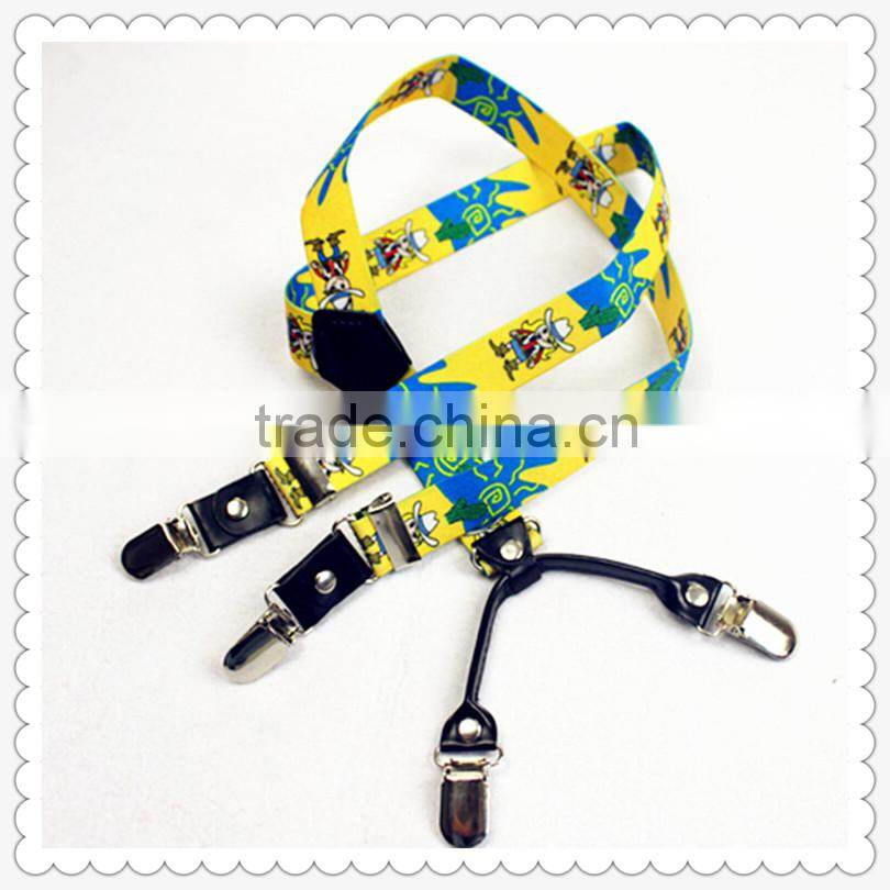 Kids Fancy printing braces suspenders