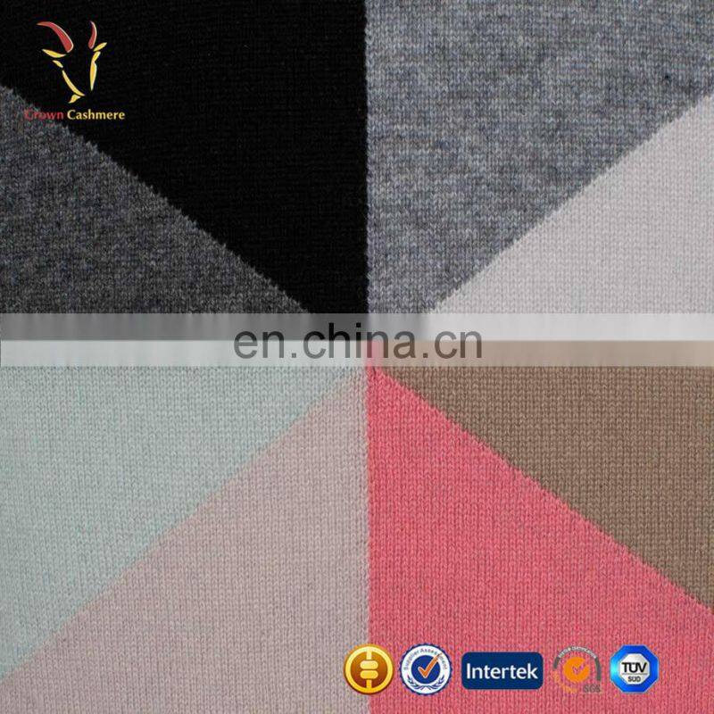 Men's Intarsia Cashmere Sweater Knitting Pattern