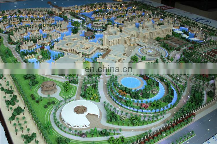 High quality master planning villa scale model , architectural model people
