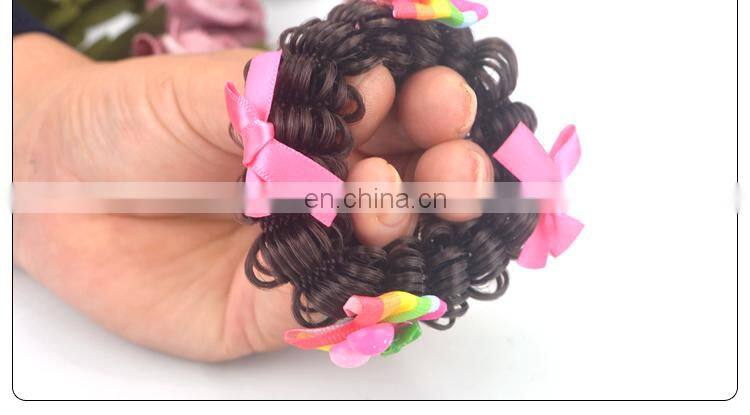 Nylon chenille embroidery sewing needle and thread for hair