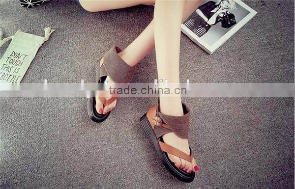 2016 new model lastest special comfortable ladies female woman roman style patchwork summer sandals shoes