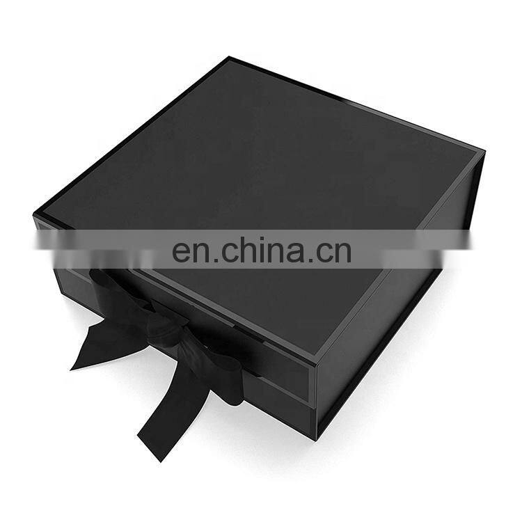 wig made jewelry flower ring press on nail eyelash gift box with ribbon custom packaging