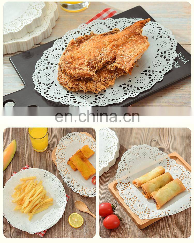 The bottom of the plate steamer greaseproof paper designed in China for fried food