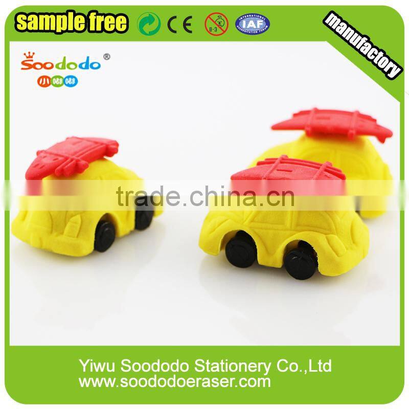 Wholesaler High Quality 3D Car Shape Rubber Eraser