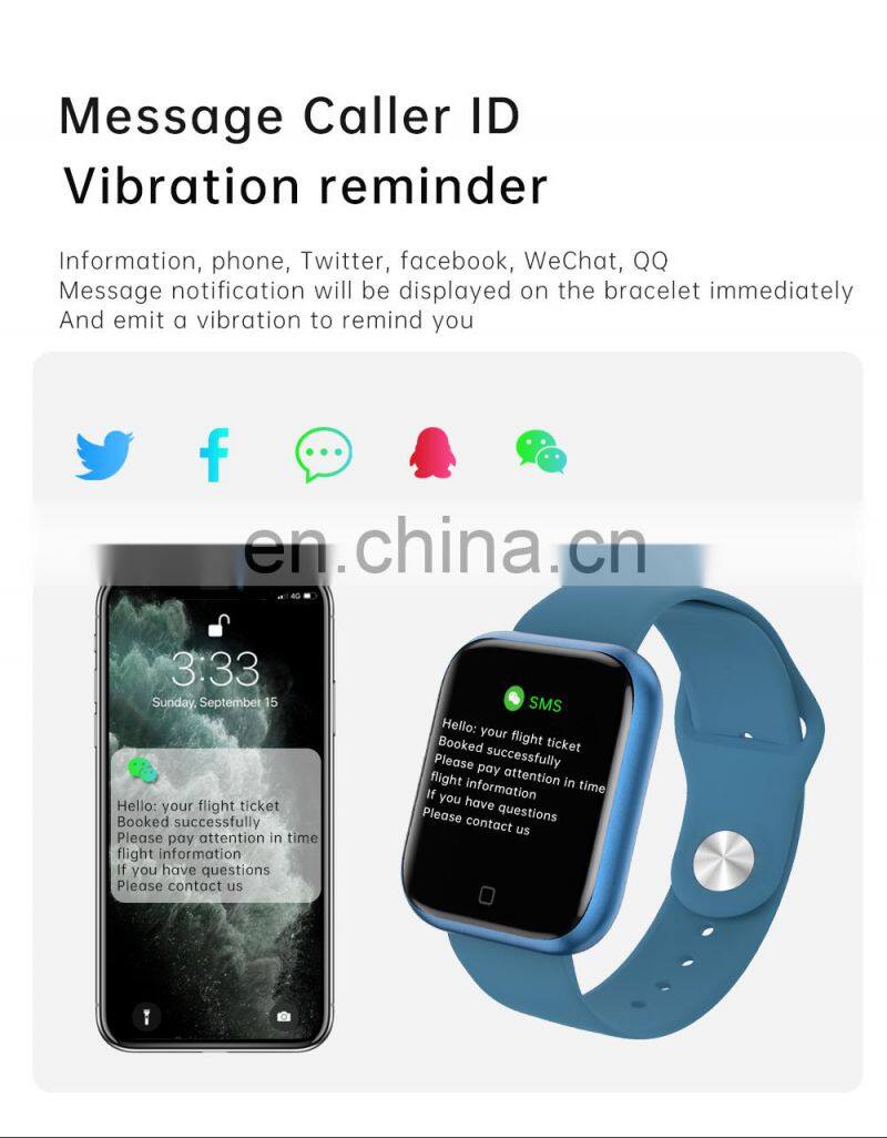 T80S Smart Watch Women Men Sports Fashion Ip68 Waterproof Fitness Tracker Heart Rate Smartwatch
