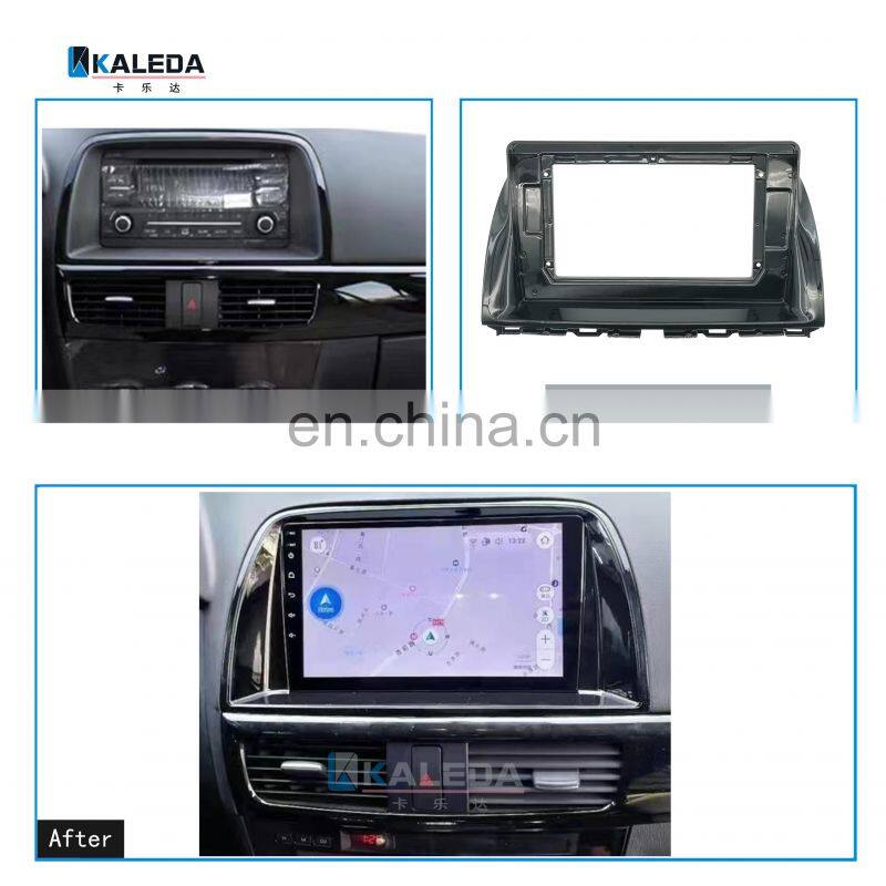 KALEDA Frame Hight Quality Car Radio Cable Harness canbus Stereo Panel Installation Trim Kit Frame For 2013-2016 CX-5