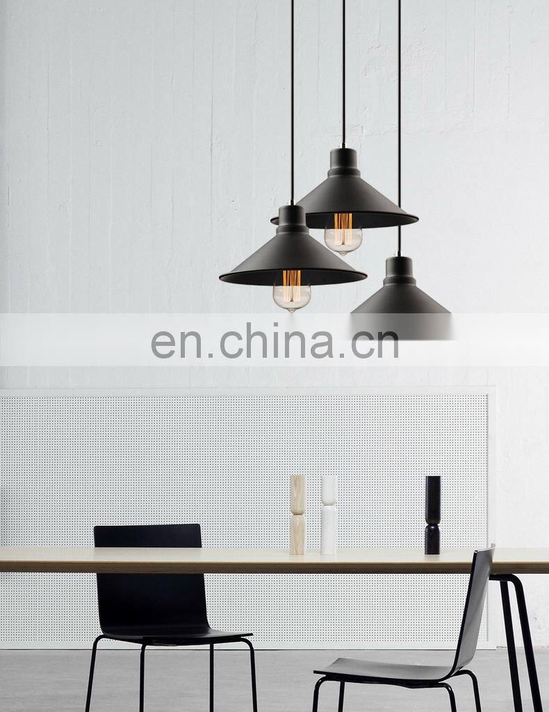 industrial lamp shade lampara colgante negra nordic moderner luminaria pendente vintage pendant kitchen light lamp lighting