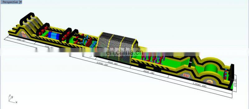 Cheap Indoor Outdoor Commercial Adult Obstacle Course Inflatable Obstacle Course Courses Game Equipment for Kids Adults Sale