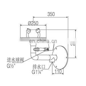 WJH0359D Wall Mounted Eye Wash