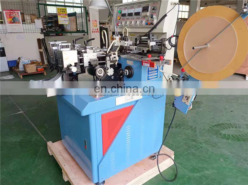 US3000 multifunction Automatic hot cold knife textile grosgrain ribbon garment apparel label cut and fold machine equipment