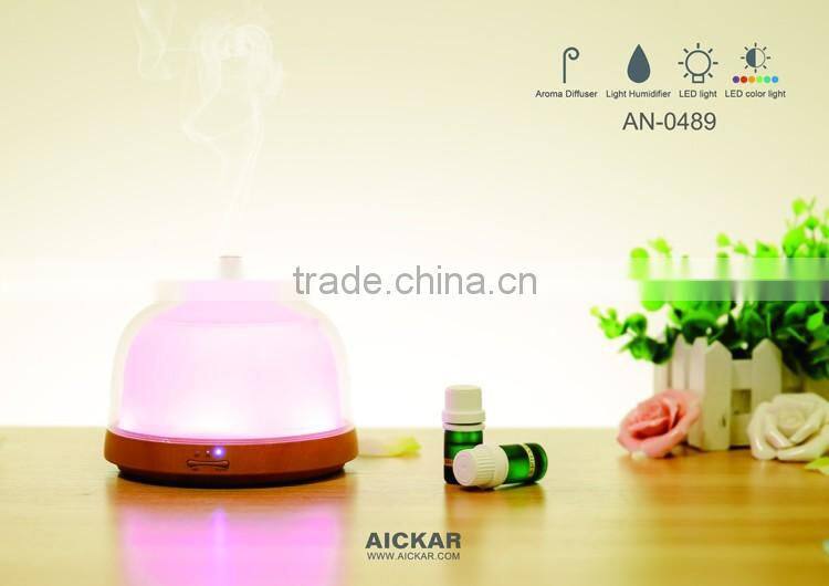 200ml Aroma Essential Oil Diffuser Ultrasonic Mists Diffuser Humidifier for Baby Room / SPA AN-0489