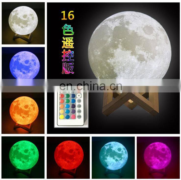 Hot Popular Customizable Nasa 3D Moon Lamp Night Light
