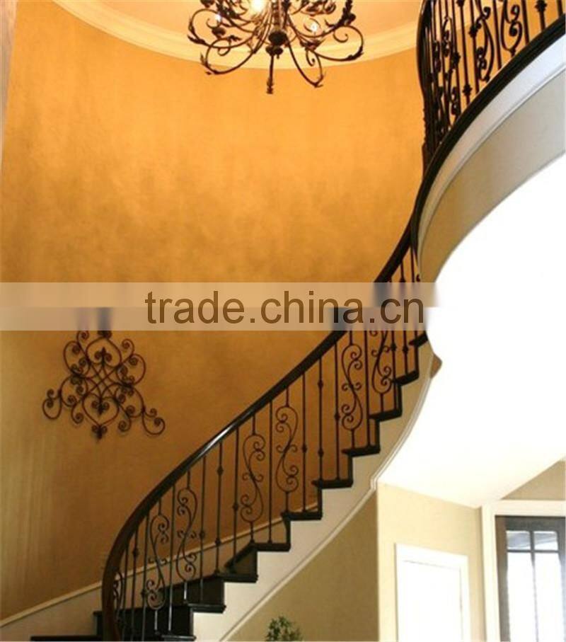 Iron Handrail Decorative Interior Indoor Railings Staircase