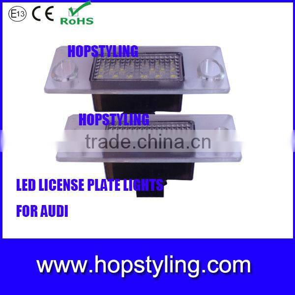 A4 B5 95-01sedan Led license Plate Light Canbus car license plate light SMD license plate light for AUDI