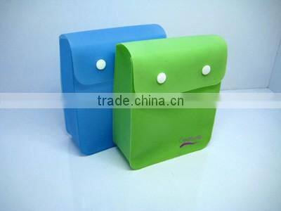 2012 hot sale designer high quality clear square pvc cosmetic bags