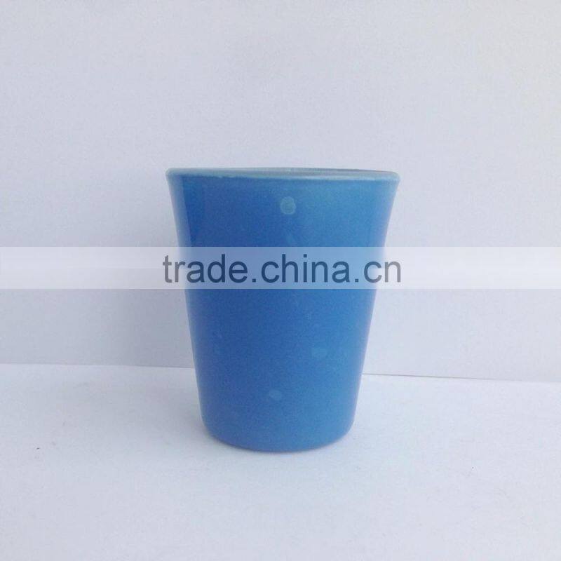 CE/EU/FDA/SGS high quality black shot glass/painted mini wine shot glass with customer's logo