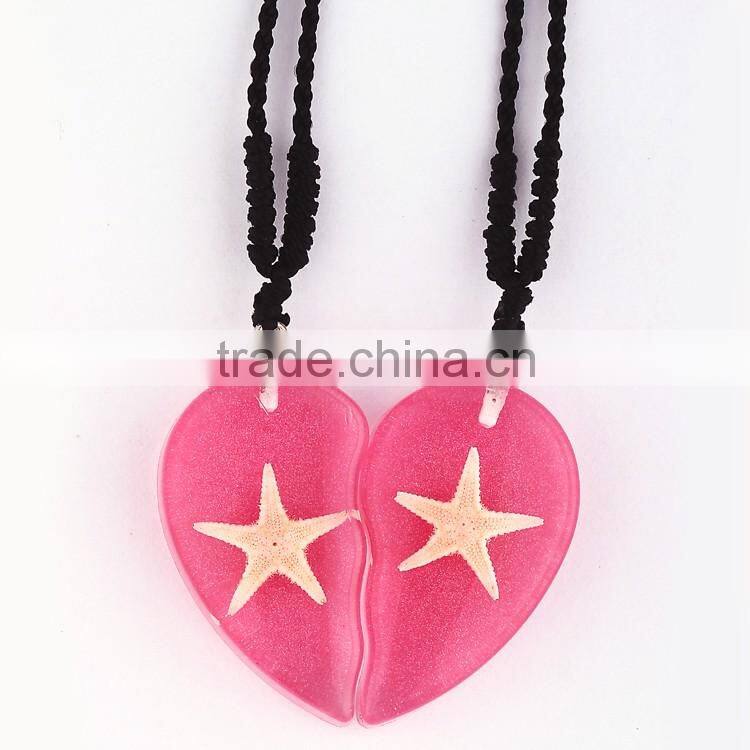 Hot-selling new resin necklace with sharfish necklace