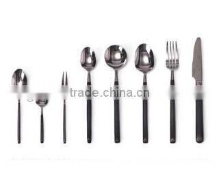 8 pcs Parties Celebrating Metal material cutlery sets bulk buy from china