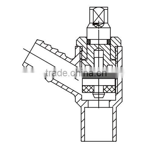 HR4060 manufacture brass water stop bibcock stop valve