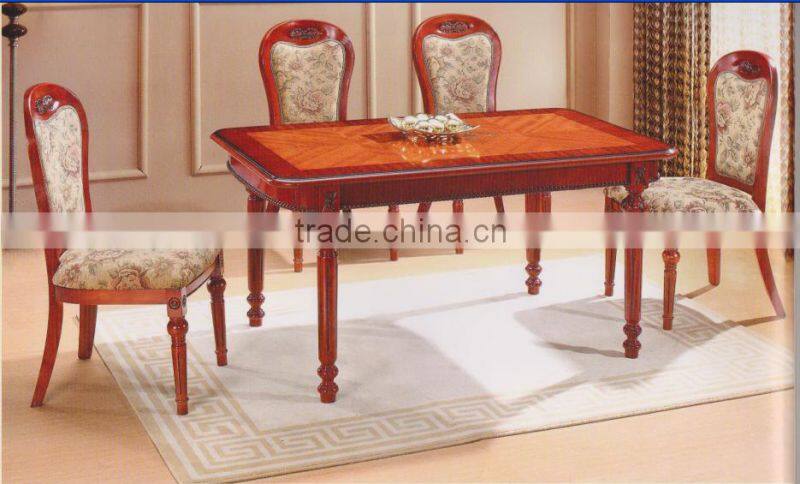 French solid wood dining antique carved back chair for restaurant used dining chair